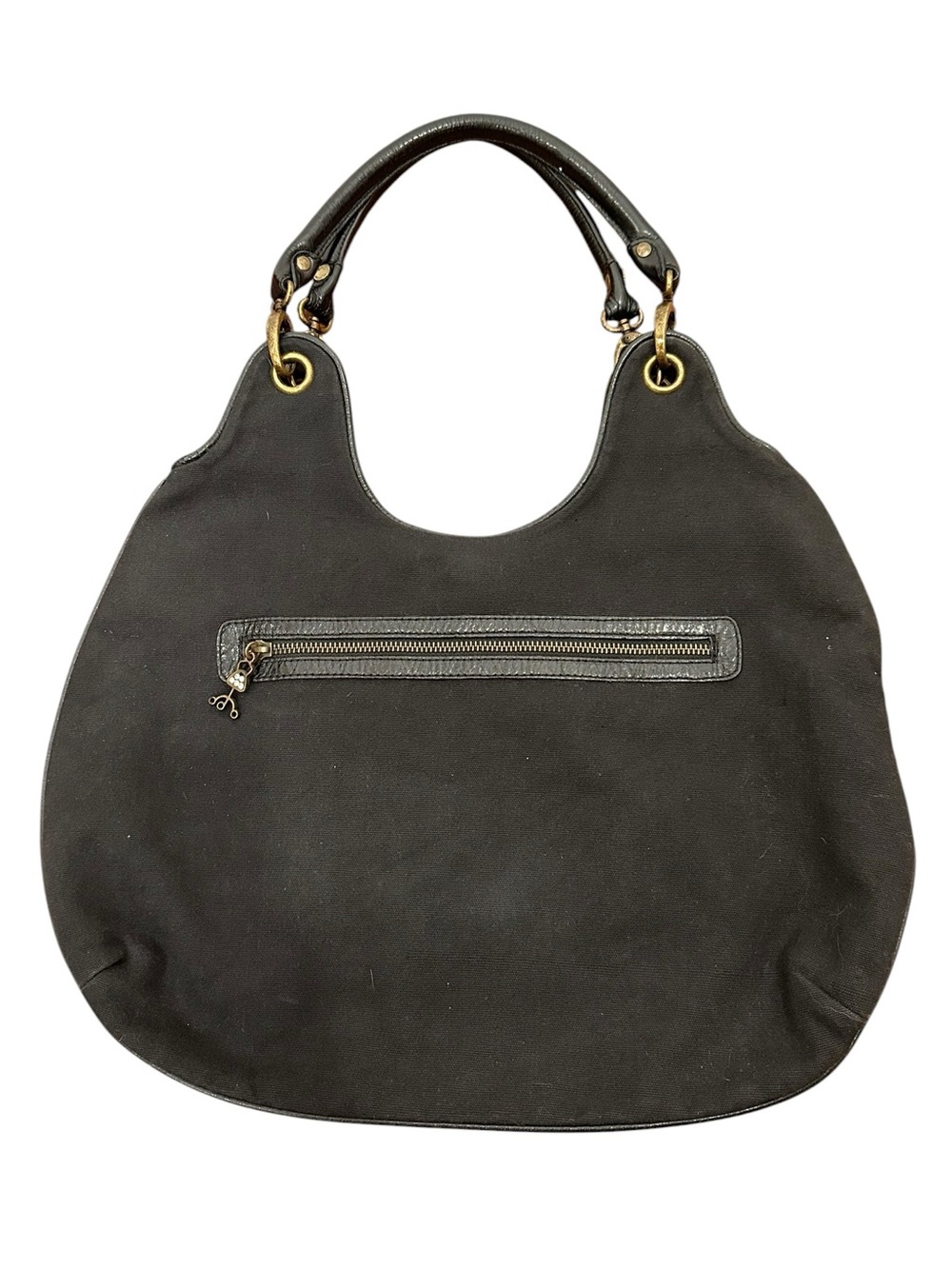 IPA NIMA vintage leather Swan beaded studs applique hobo shoulder bag. Boho Y2K - Picture 2 of 12